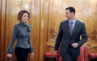 Assad con la moglie