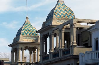 ITALY - MAY 12: Gran Caffe Margherita, Art Nouveau-style (19th-20th century), Viareggio, Tuscany, Italy. (Photo by DeAgostini/Getty Images)