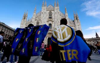 Festa interisti piazza Duomo